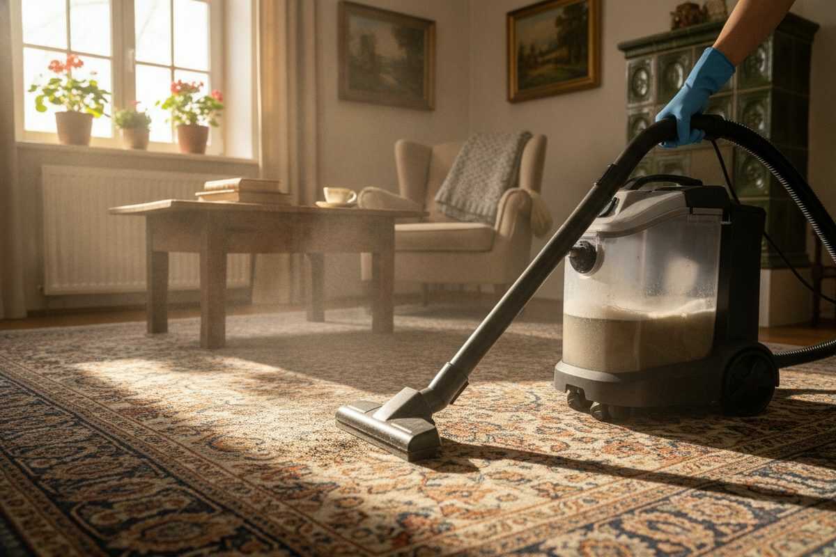 Teppich gründlich reinigen: So entfernst du tiefsitzenden Schmutz mit einem Waschsauger