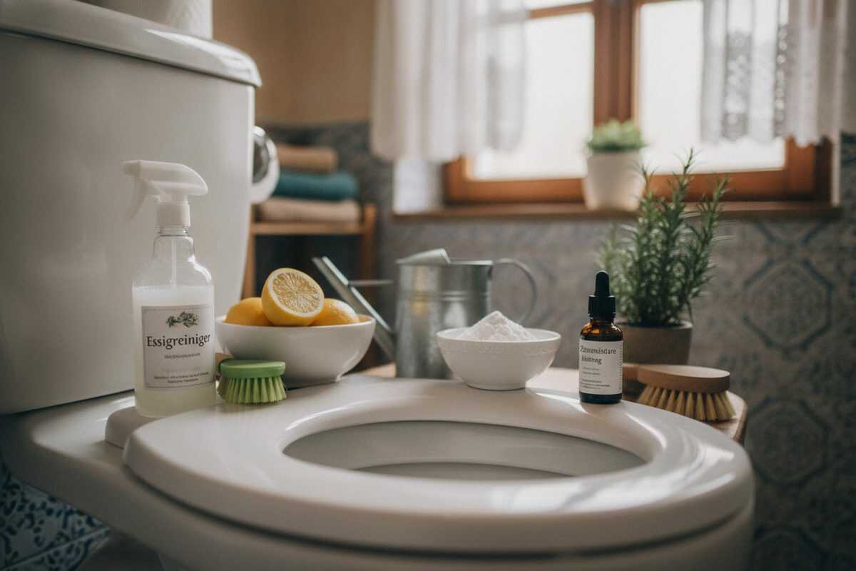 Toilette strahlend sauber: 4 natürliche Methoden gegen Kalk und gelbe Ablagerungen