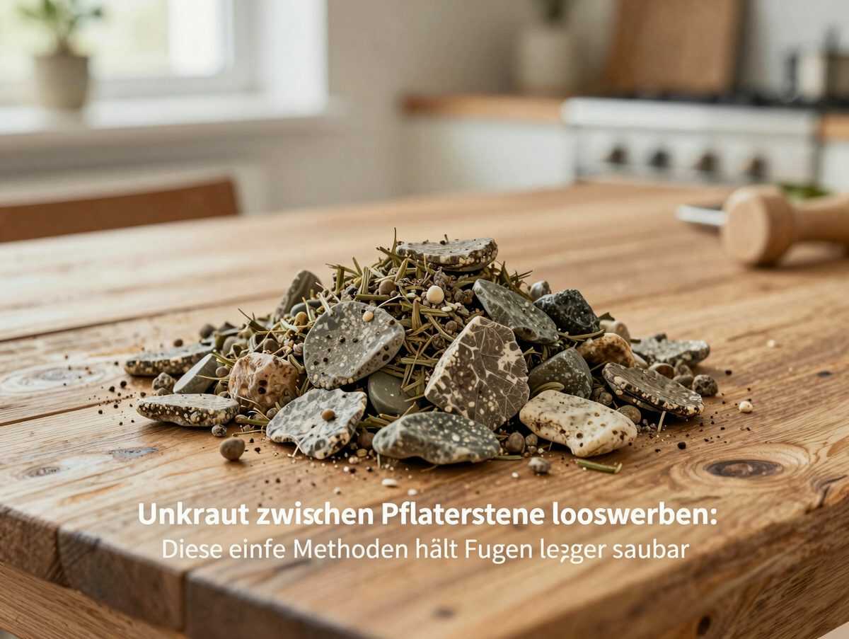 Unkraut zwischen Pflastersteinen loswerden: Diese einfache Methode hält Fugen länger sauber