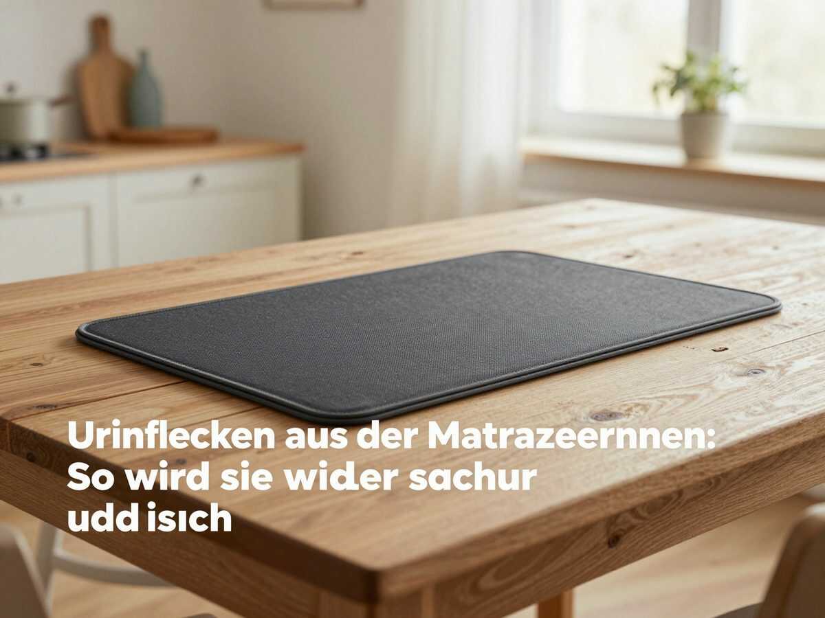 Urinflecken aus der Matratze entfernen: So wird sie wieder sauber und frisch