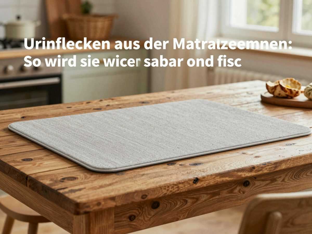 Urinflecken aus der Matratze entfernen: So wird sie wieder sauber und frisch