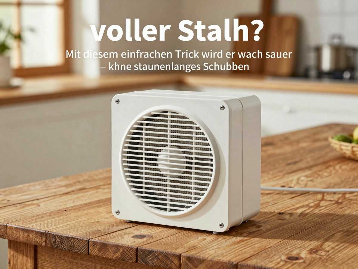 Ventilator voller Staub? Mit diesem einfachen Trick wird er wieder sauber – ohne stundenlanges Schrubben