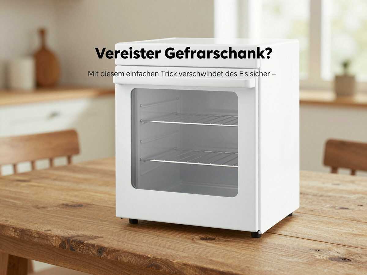Vereister Gefrierschrank? Mit diesem einfachen Trick verschwindet das Eis sicher – und kommt deutlich langsamer zurück