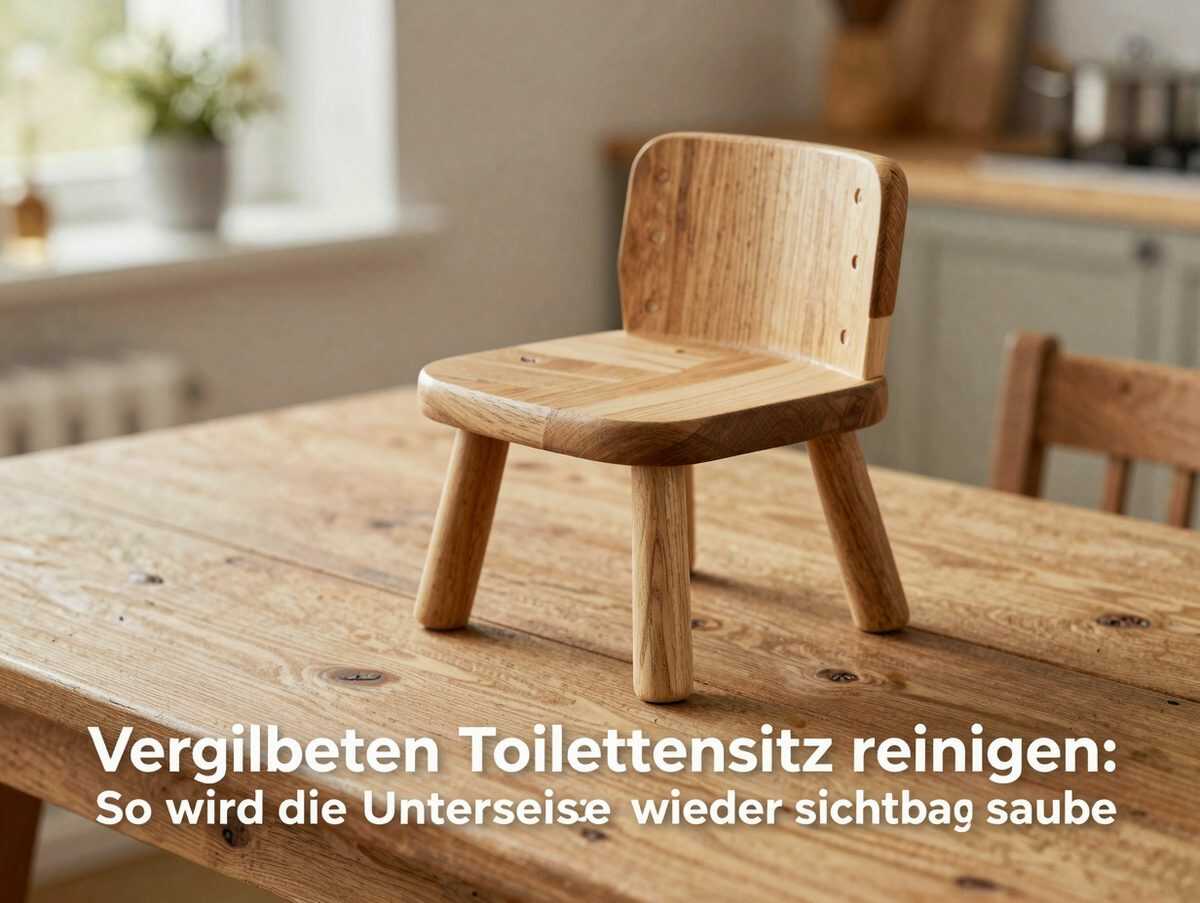 Vergilbten Toilettensitz reinigen: So wird die Unterseite wieder sichtbar sauber