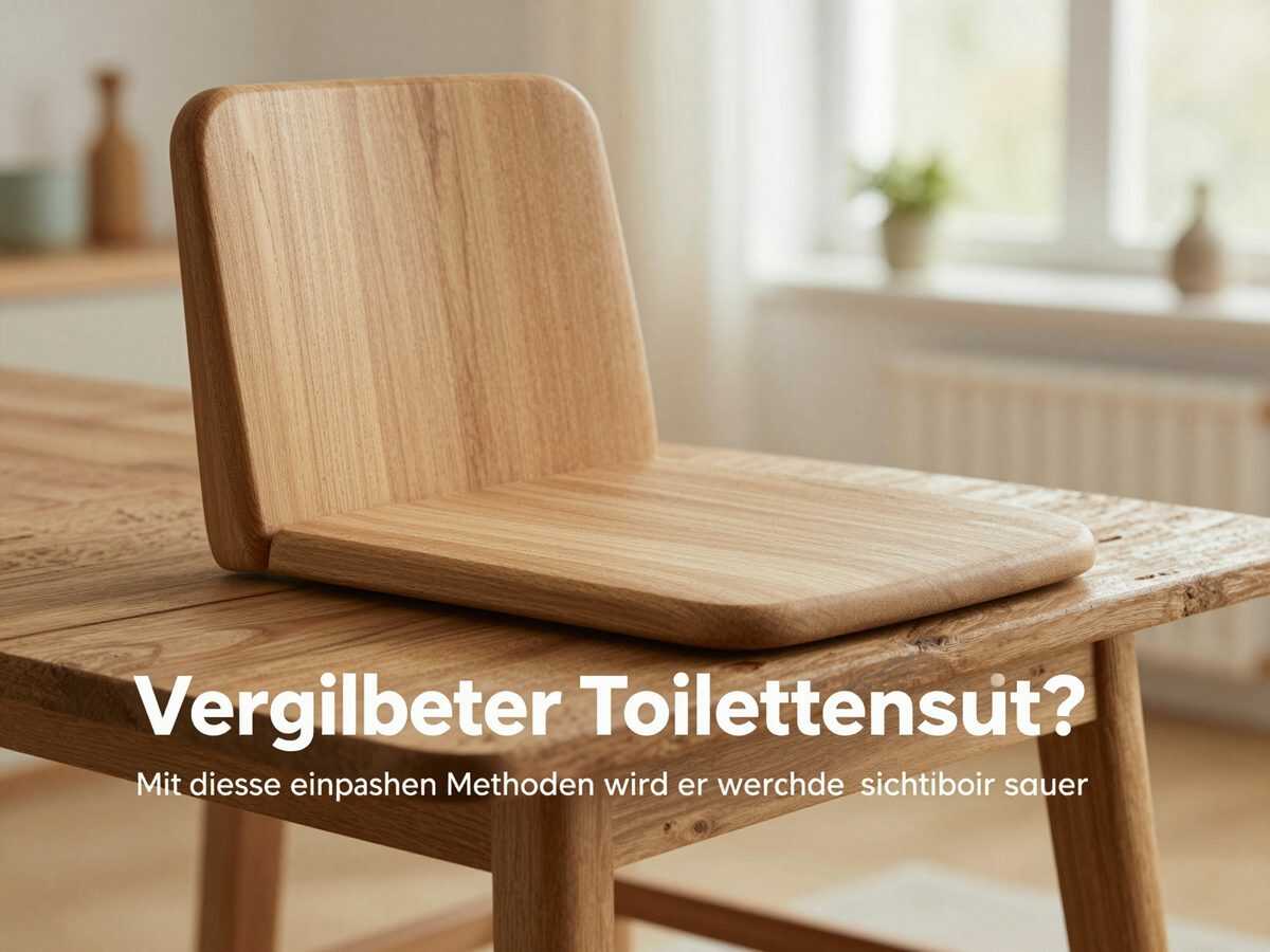 Vergilbter Toilettensitz? Mit diesen einfachen Methoden wird er wieder sichtbar sauber