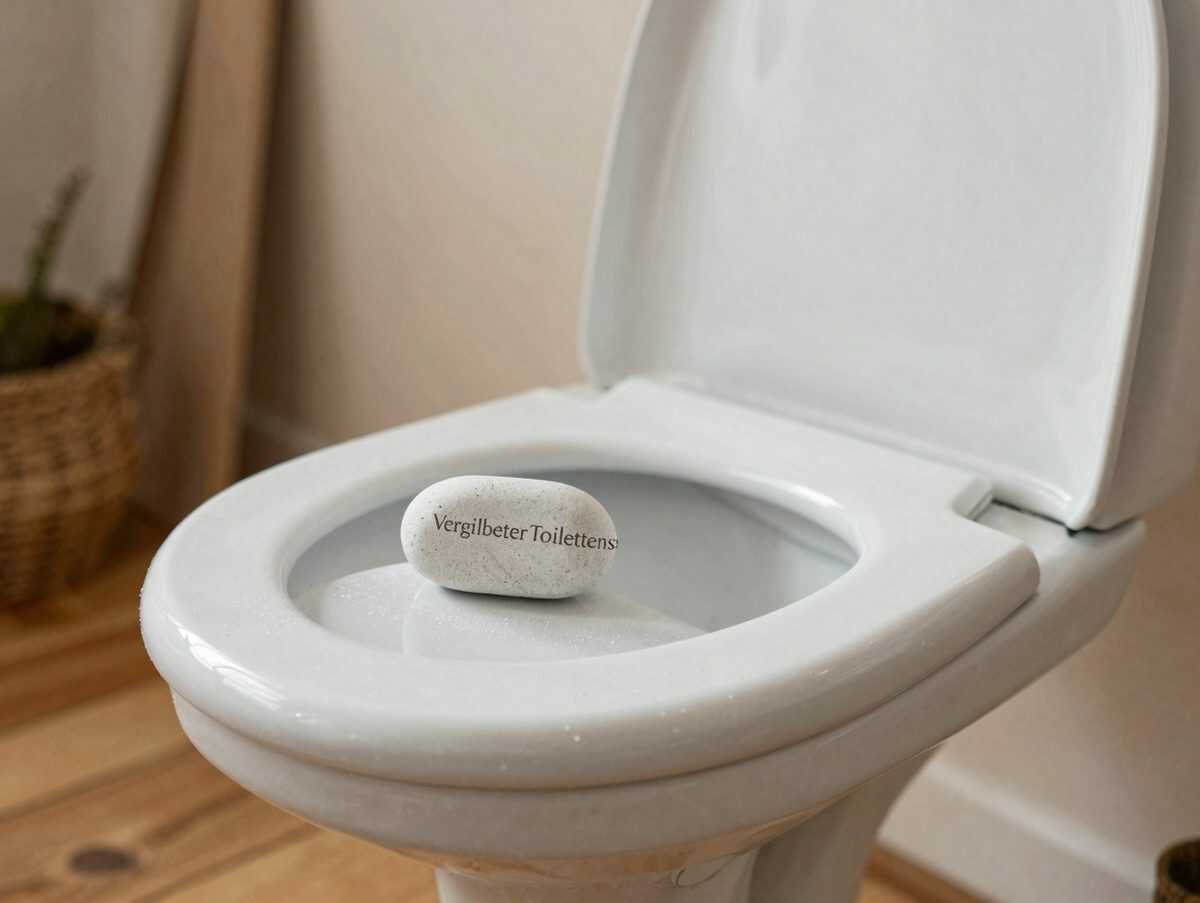 Vergilbter Toilettensitz? Mit weißem Putzstein wird er wieder sauber – so gehst du richtig vor