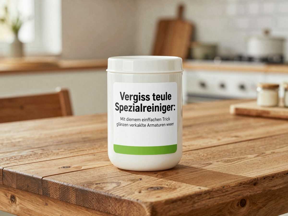 Vergiss teure Spezialreiniger: Mit diesem einfachen Trick glänzen verkalkte Armaturen wieder