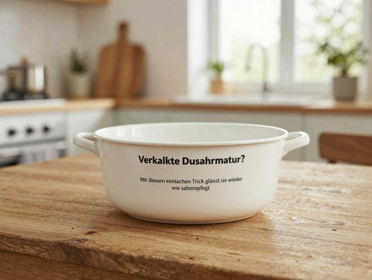 Verkalkte Duscharmatur? Mit diesem einfachen Trick glänzt sie wieder wie sauber gepflegt
