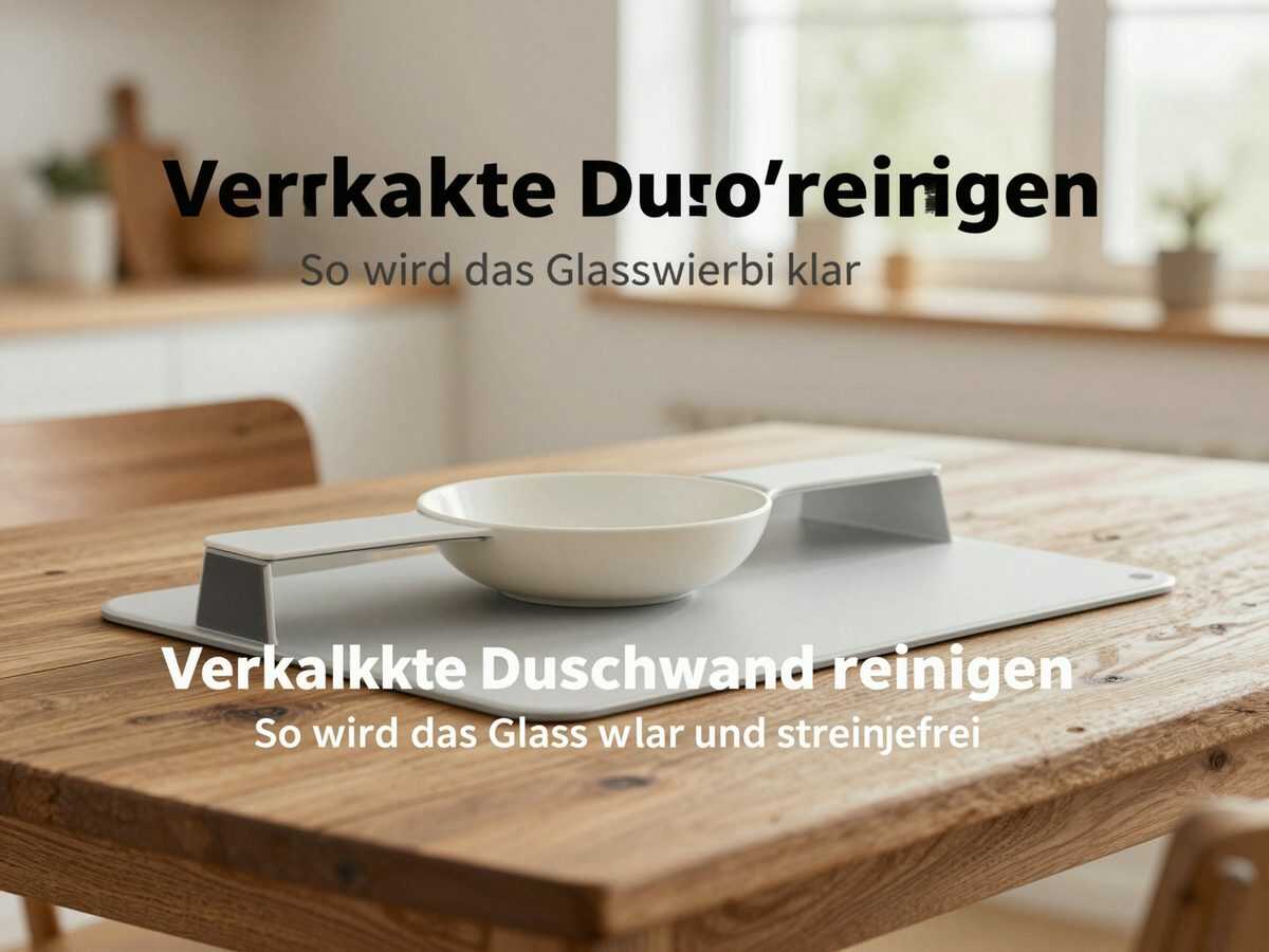 Verkalkte Duschwand reinigen: So wird das Glas wieder klar und streifenfrei