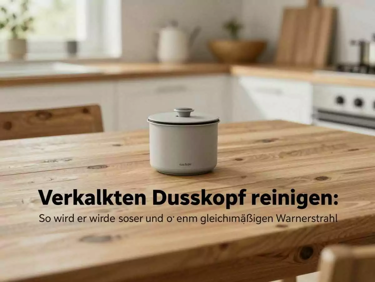 Verkalkten Duschkopf reinigen: So wird er wieder sauber und sorgt für einen gleichmäßigen Wasserstrahl