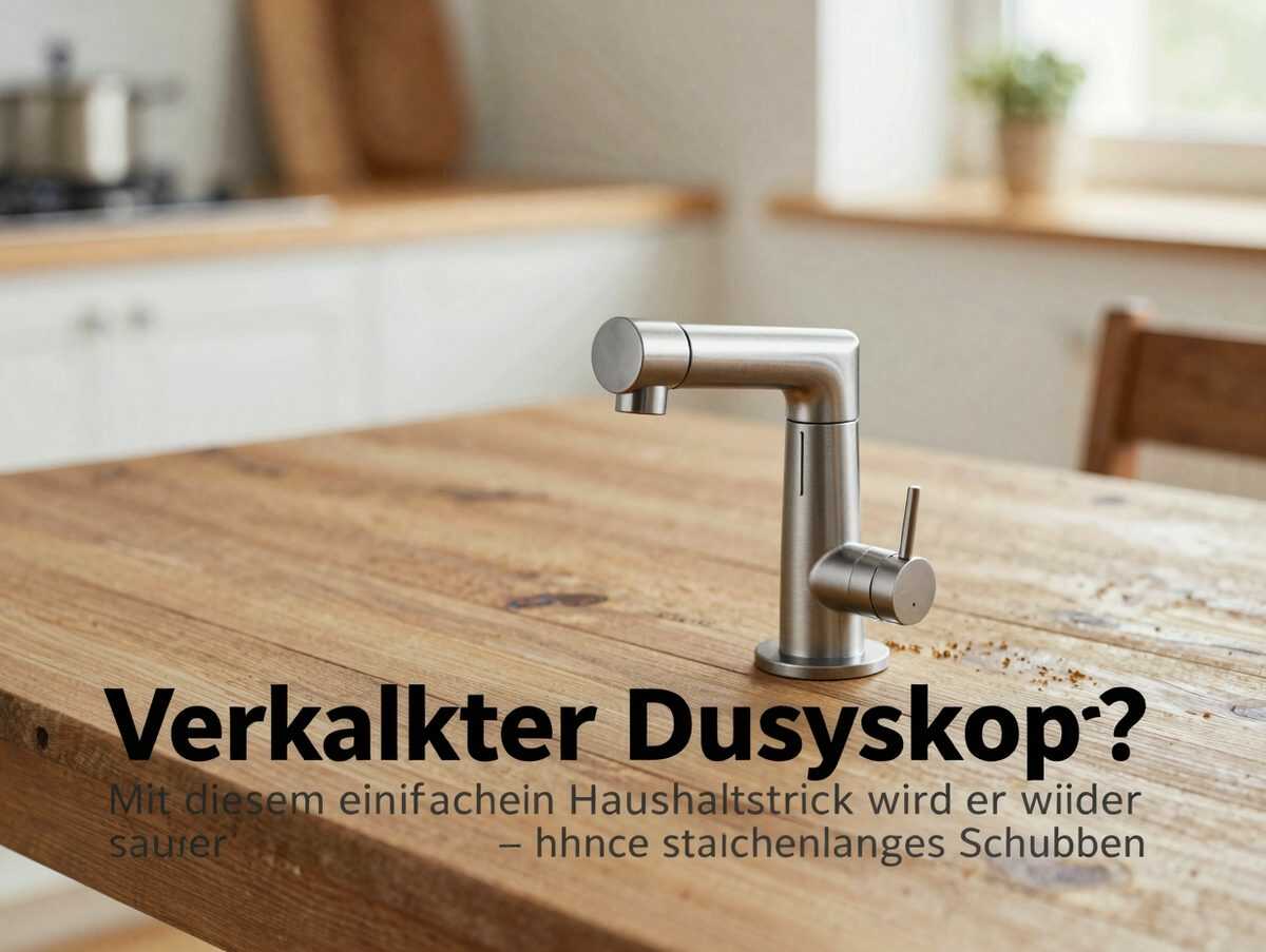 Verkalkter Duschkopf? Mit diesem einfachen Haushaltstrick wird er wieder sauber – ohne stundenlanges Schrubben