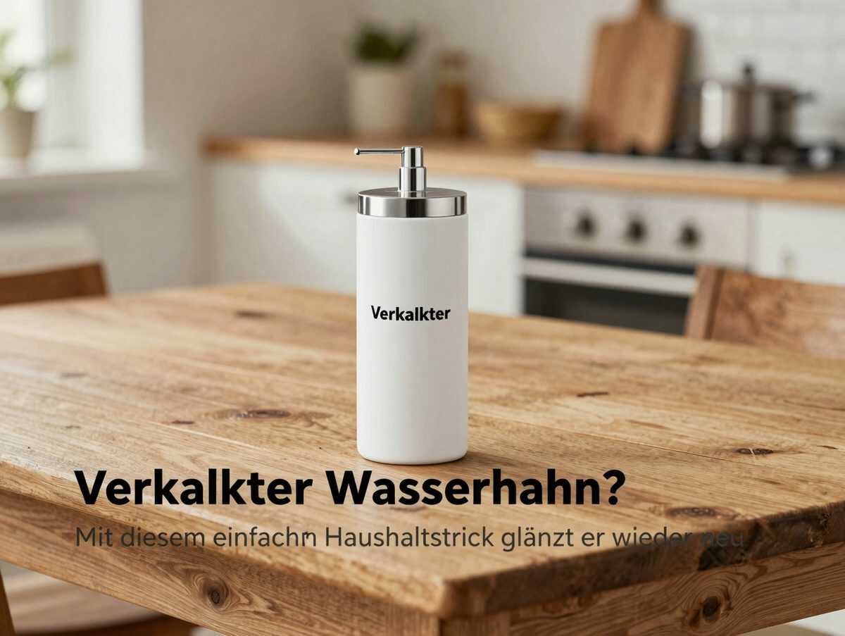 Verkalkter Wasserhahn? Mit diesem einfachen Haushaltstrick glänzt er wieder wie neu