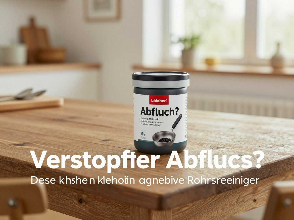 Verstopfter Abfluss? Diese einfache Methode löst Ablagerungen – ganz ohne aggressive Rohrreiniger