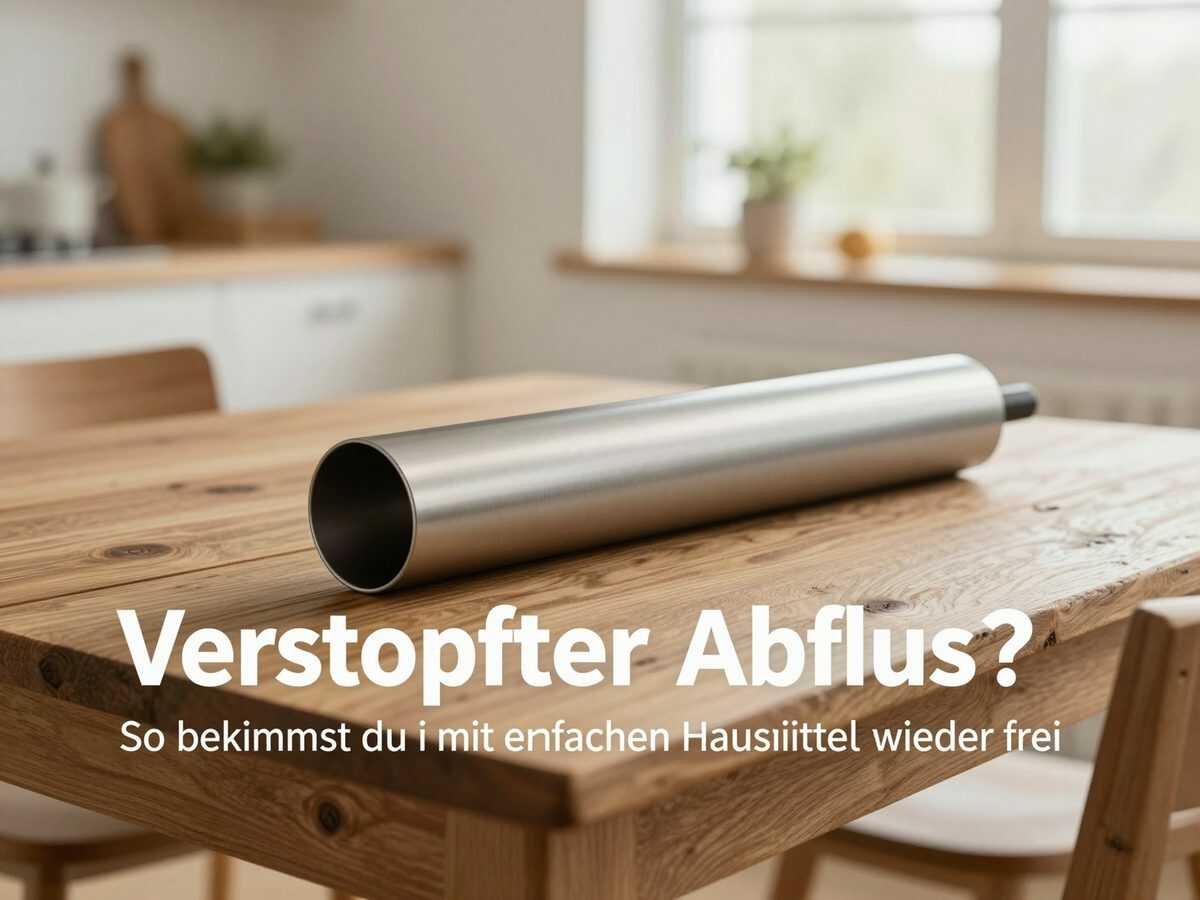 Verstopfter Abfluss? So bekommst du ihn mit einfachen Hausmitteln wieder frei