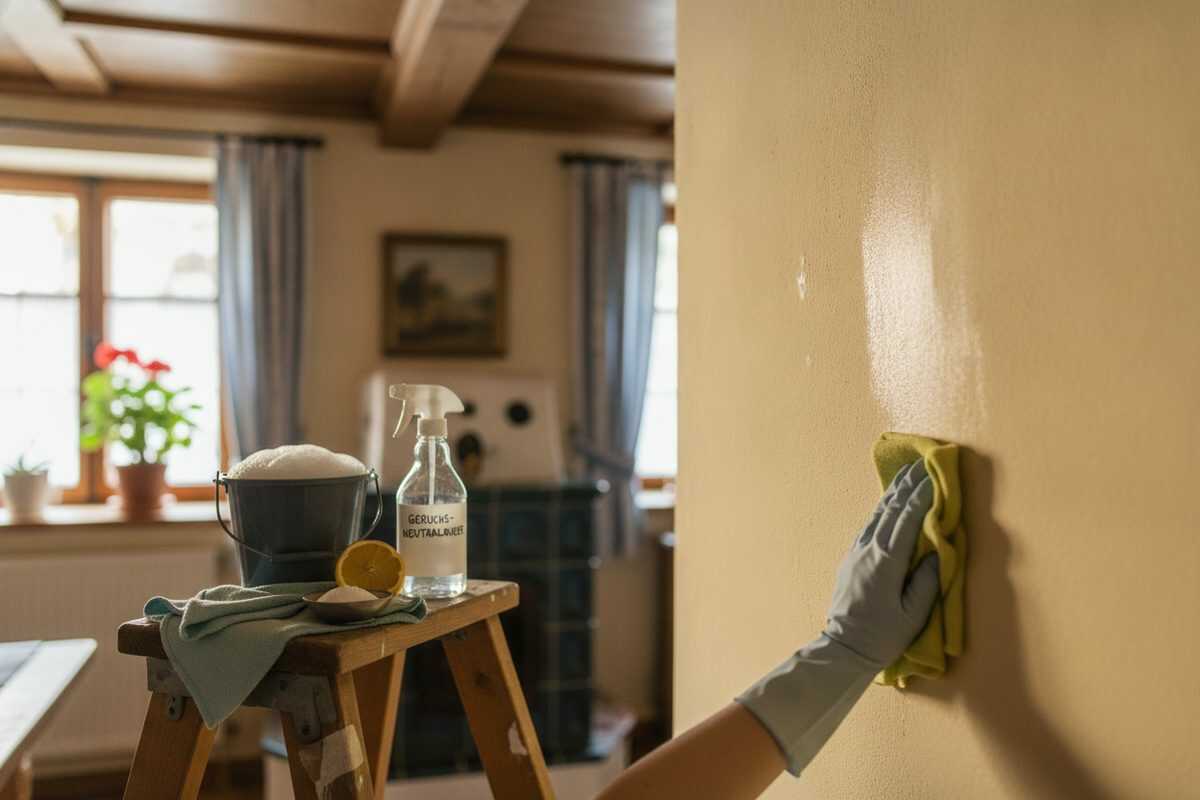 Wände richtig reinigen: So entfernst du Gerüche, Staub und leichte Verschmutzungen schonend