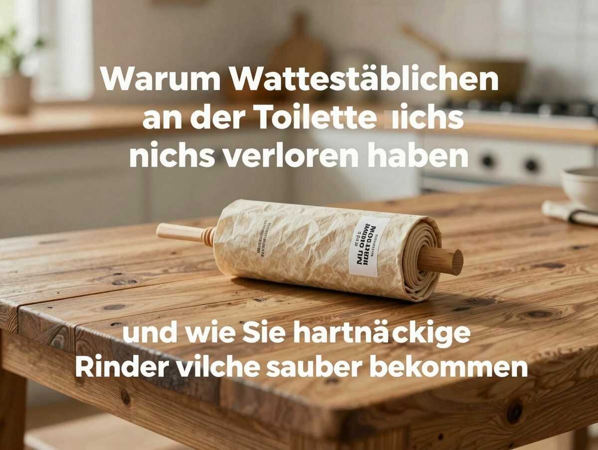 Warum Wattestäbchen an der Toilette nichts verloren haben – und wie Sie hartnäckige Ränder wirklich sauber bekommen