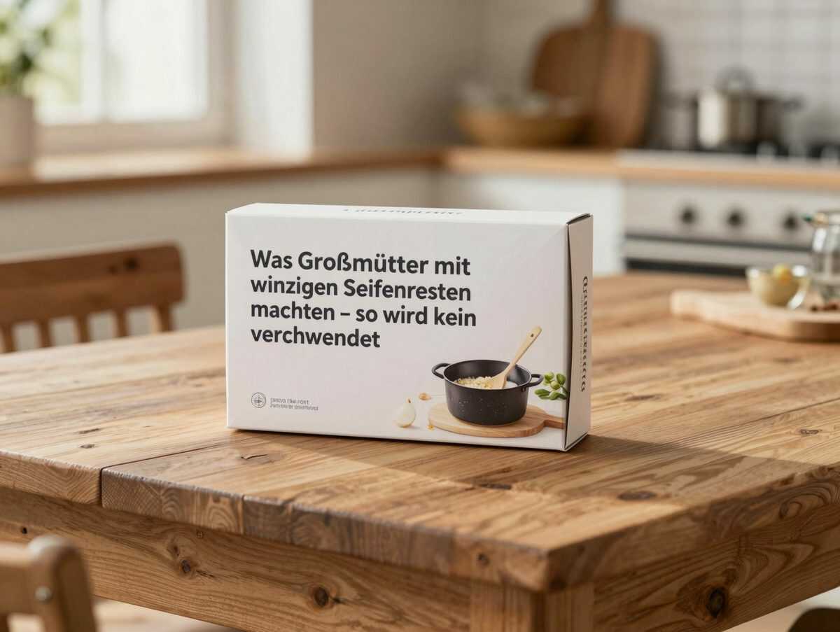 Was Großmütter mit winzigen Seifenresten machten – so wird kein Stück verschwendet