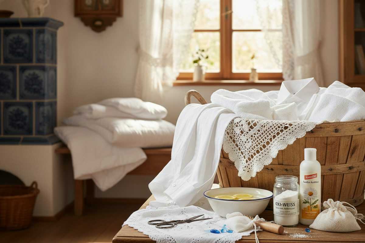 Weiße Kleidung wieder strahlend sauber: So entfernen Sie Grauschleier und Vergilbungen schonend