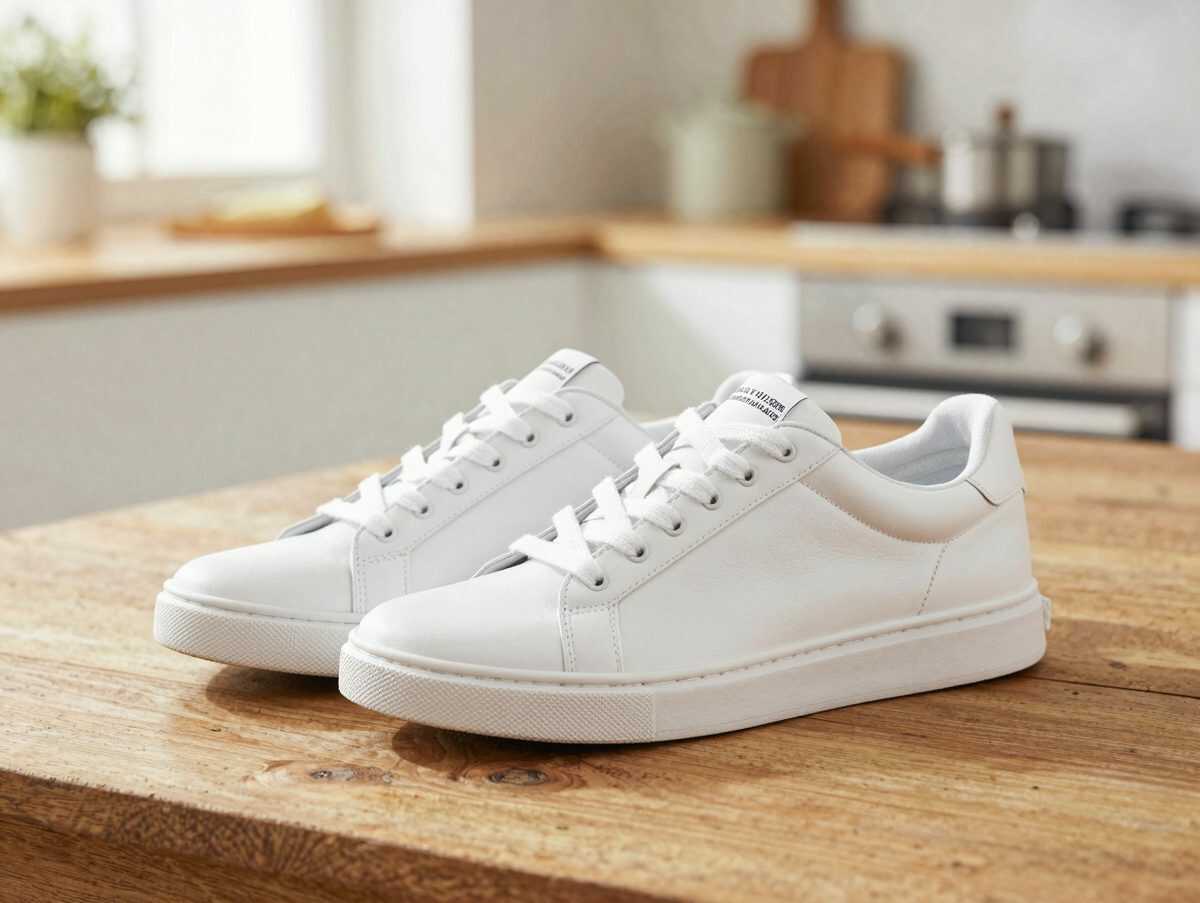 Weiße Sneaker wieder sauber bekommen: So verschwinden Schmutz und grauer Schleier