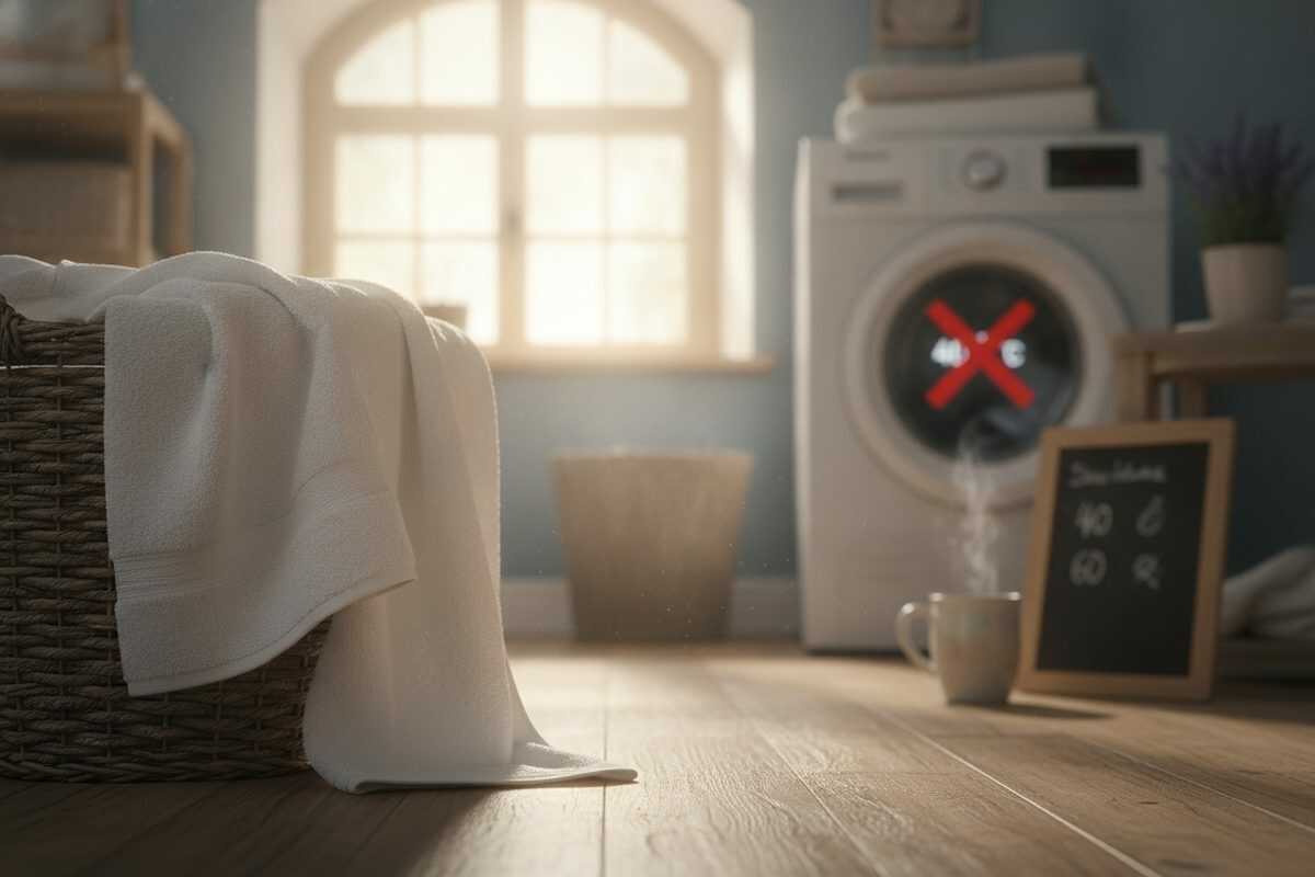 Wenn Sie Handtücher bei 40 °C waschen, machen Sie wahrscheinlich einen Fehler