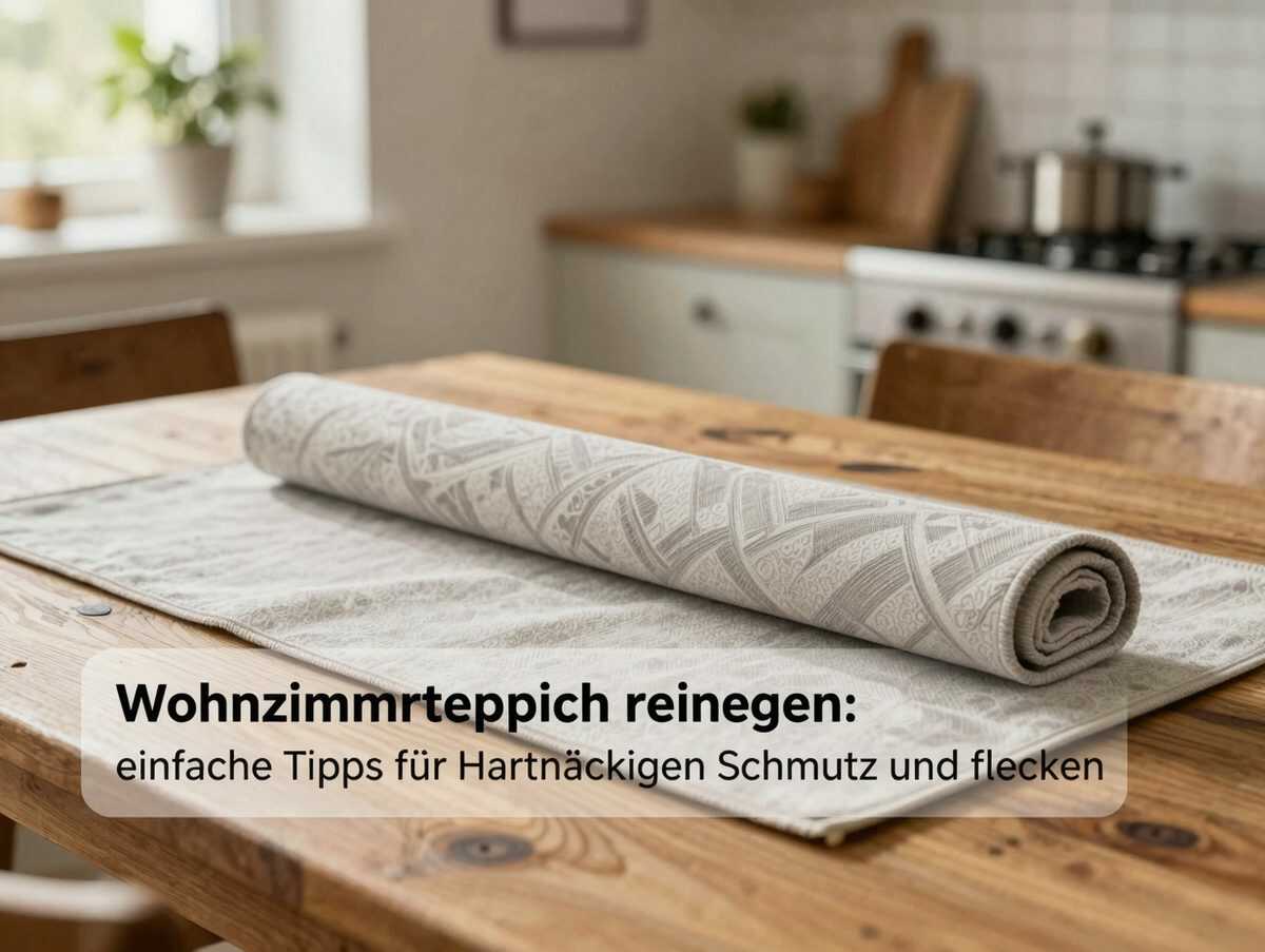Wohnzimmerteppich reinigen: einfache Tipps für hartnäckigen Schmutz und Flecken