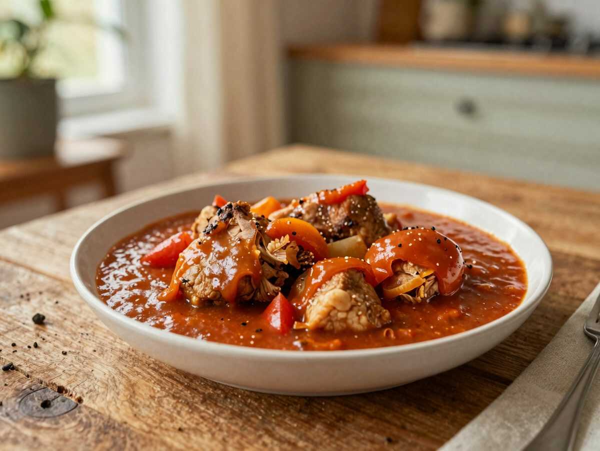 Zartes Ossobuco in kräftiger Tomaten-Gemüse-Sauce – so wird das Fleisch butterweich