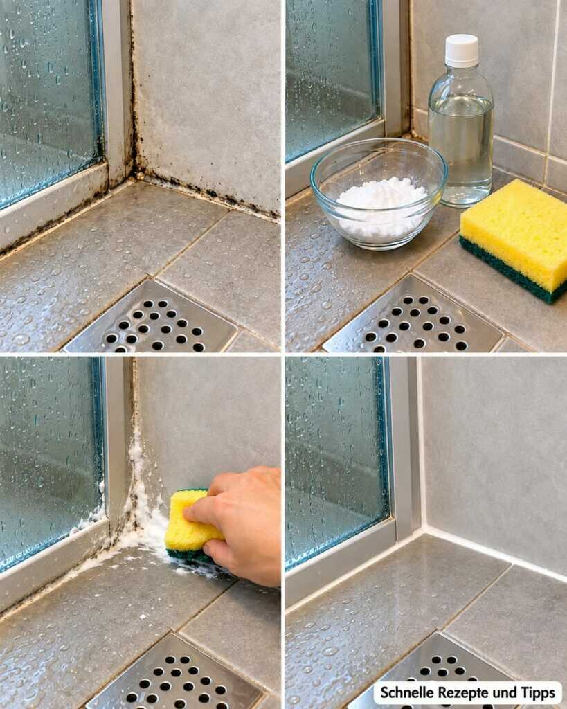 Feuchte Dusche und nasse Fugen? Dieser 30-Sekunden-Trick hilft, Schimmel vorzubeugen