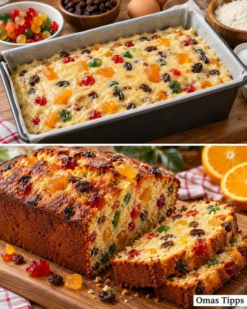 Saftiger Orangenkuchen mit kandierten Früchten – bunt, fruchtig und herrlich einfach