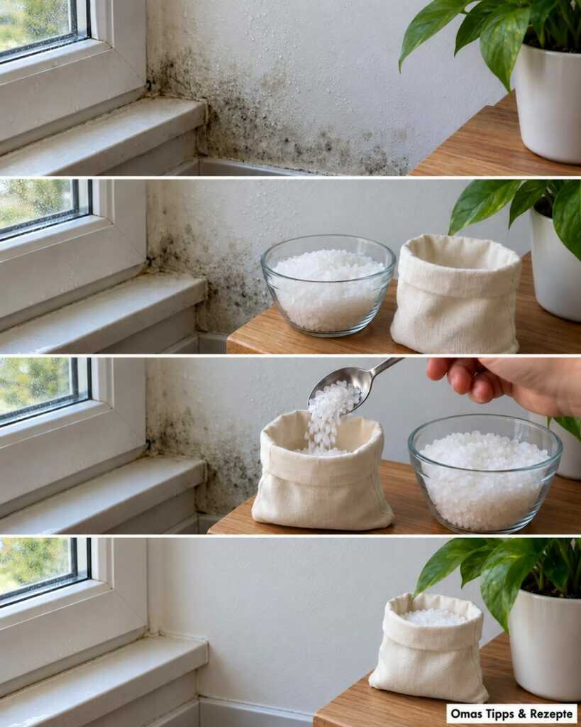 Feuchtigkeit in kleinen Räumen? Dieser einfache Salz-Trick kann überschüssige Nässe aufnehmen – so wendest du ihn richtig an