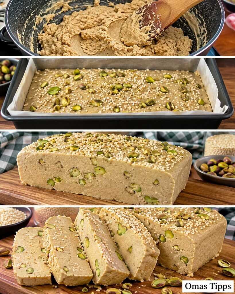 Pistazien-Halva aus nur 3 Zutaten – cremig, nussig und wunderbar einfach