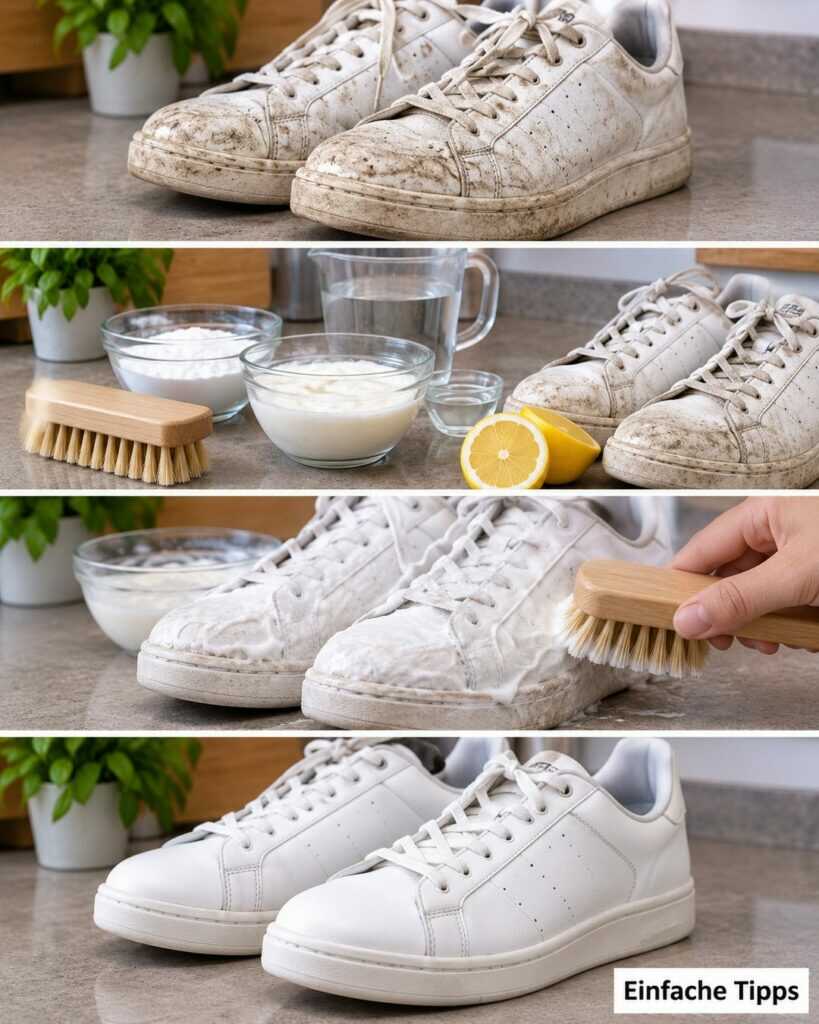 Weiße Sneaker voller Flecken? So werden sie wieder sauber – ohne das Material zu ruinieren
