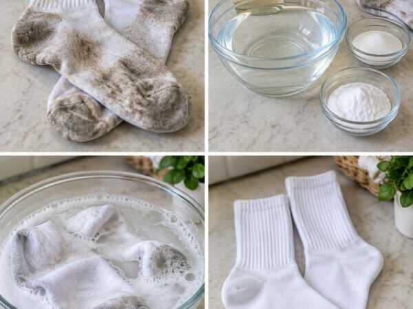 Weiße Socken wieder sauber bekommen: Diese einfache Vorbehandlung hilft gegen graue Sohlen und hartnäckigen Schmutz