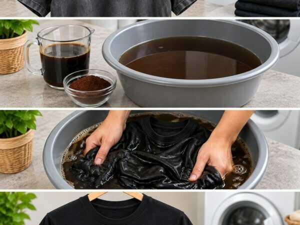 Schwarze Kleidung wieder dunkler? Was Kaffee wirklich kann – und wie du verblasste Shirts richtig pflegst