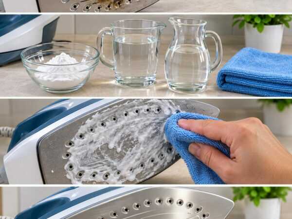 Dampfbügeleisen richtig reinigen: So werden Bügelsohle und Dampflöcher wieder sauber