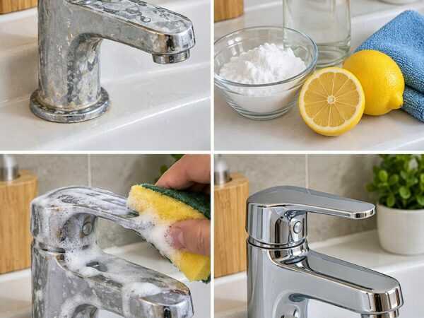 Kalk am Wasserhahn? So verschwinden weiße Flecken schonend und ohne starkes Schrubben