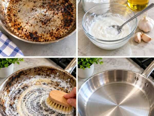 Eingebrannte Pfanne reinigen: Mit diesem einfachen Hausmittel-Trick lösen sich Fett und Krusten leichter