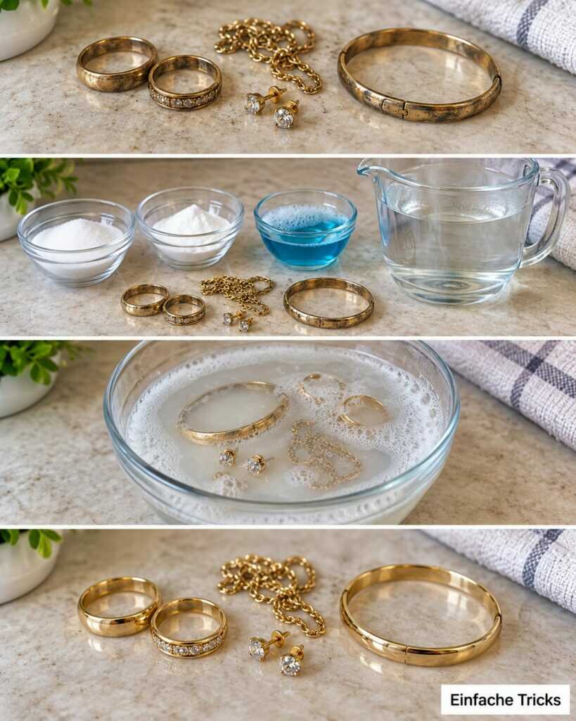 Schmuck angelaufen und glanzlos? So wird er wieder sauber – ohne empfindliche Stücke zu beschädigen