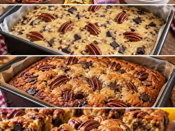 Saftiger Schoko-Pekannuss-Kuchen – außen goldbraun, innen herrlich weich und schokoladig