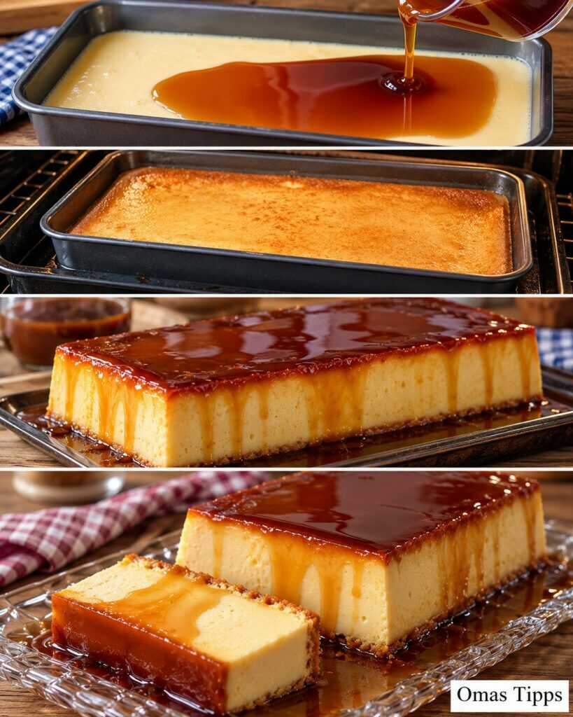 Cremiger Karamellpudding aus dem Ofen – samtig, goldbraun und einfach unwiderstehlich