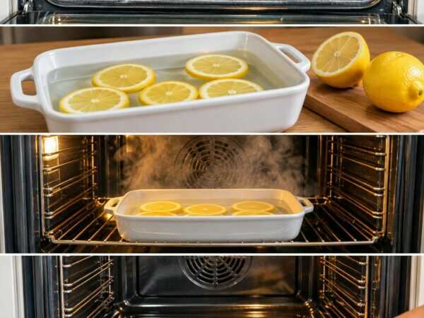 Backofen mit Zitrone reinigen: So lösen Wasserdampf und Zitronensäure eingebrannte Rückstände leichter