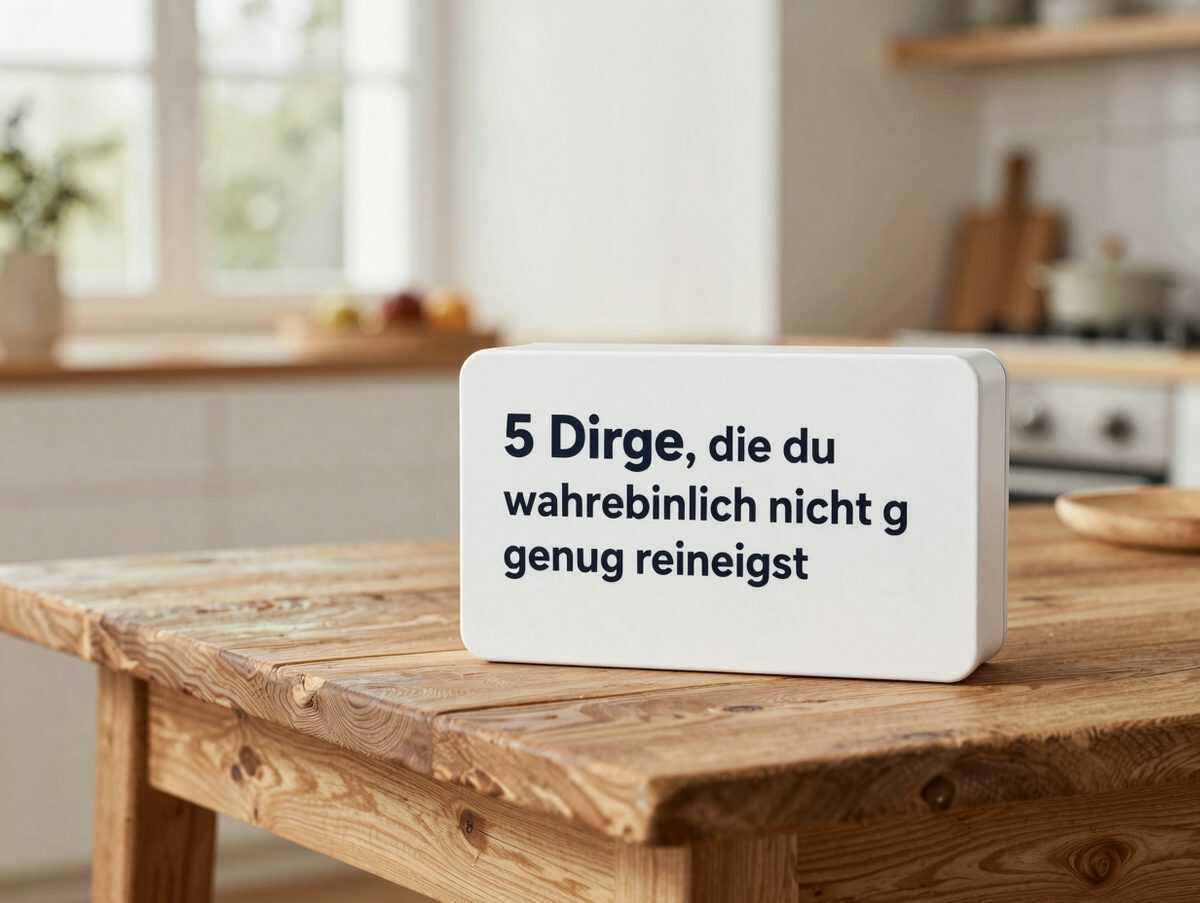 5 Dinge, die du wahrscheinlich nicht oft genug reinigst