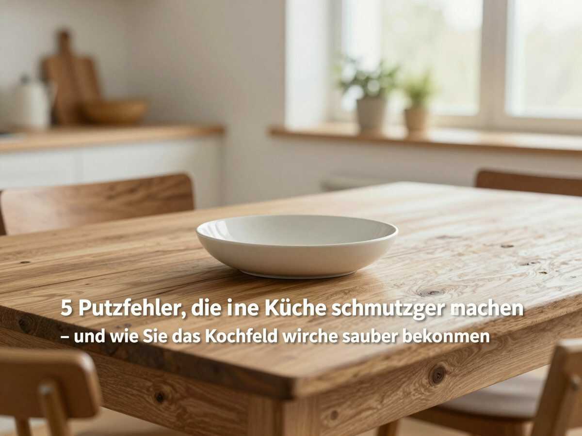 5 Putzfehler, die Ihre Küche schmutziger machen – und wie Sie das Kochfeld wirklich sauber bekommen