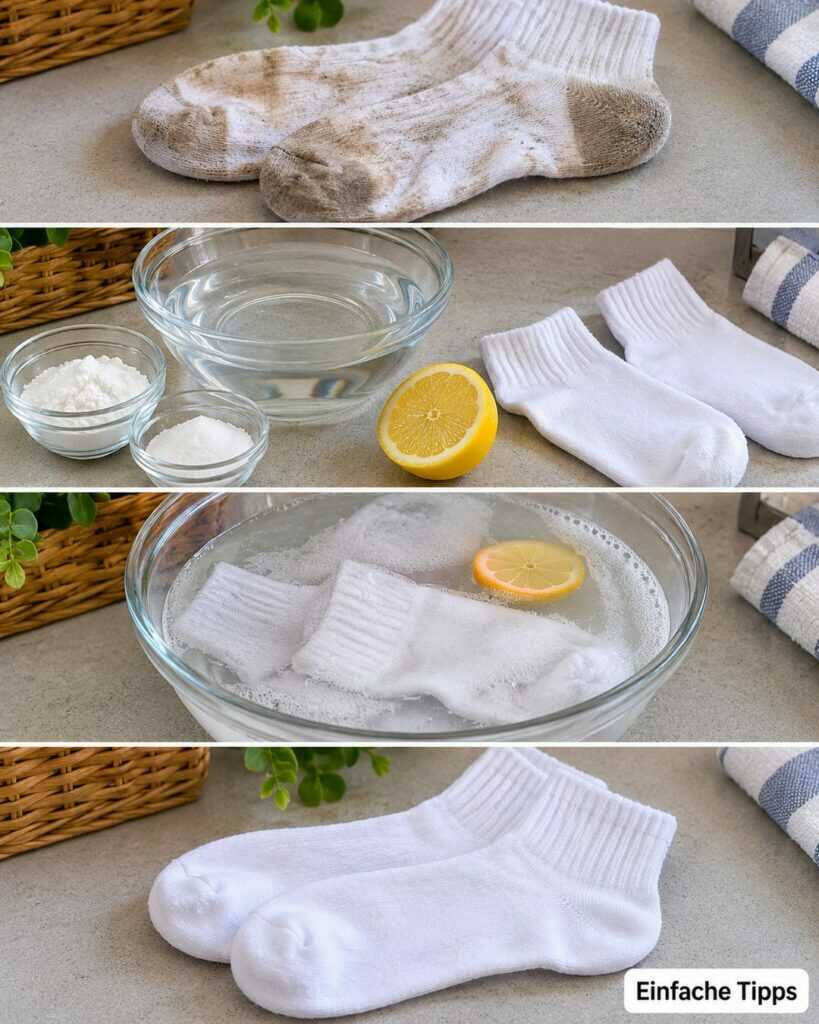 Weiße Socken wieder sauber bekommen: Diese einfache Methode hilft gegen graue Sohlen und hartnäckigen Schmutz
