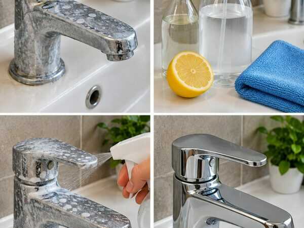 Kalk am Wasserhahn? Mit dieser einfachen Methode verschwinden weiße Ablagerungen schonend
