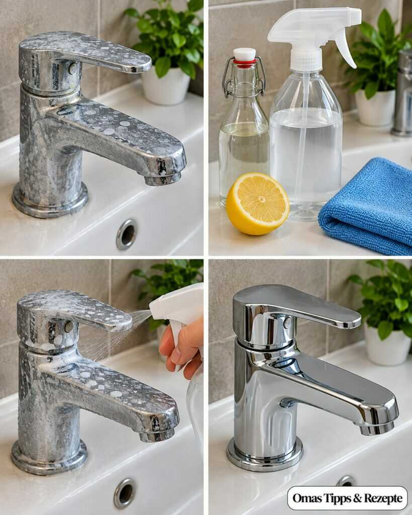 Kalk am Wasserhahn? Mit dieser einfachen Methode verschwinden weiße Ablagerungen schonend