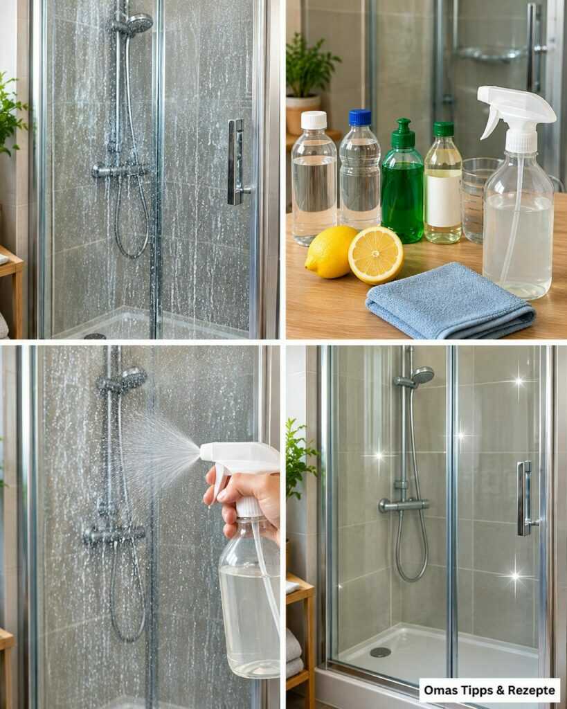 Duschglas voller Kalkflecken? Mit dieser einfachen Routine bleibt die Dusche länger klar