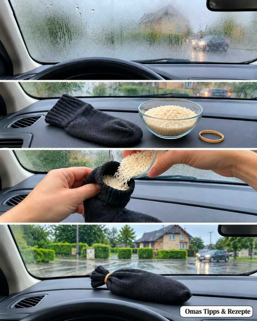 Beschlagene Autoscheiben bei Regen? Dieser einfache Socken-Trick hilft gegen Feuchtigkeit im Auto