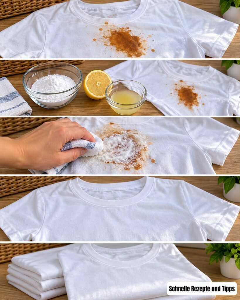 Hartnäckige Flecken auf weißer Kleidung? So behandelst du sie richtig, bevor sie sich festsetzen