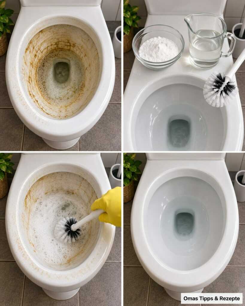 Toilette voller brauner Ablagerungen? So entfernst du Kalk und Urinstein gründlich und sicher