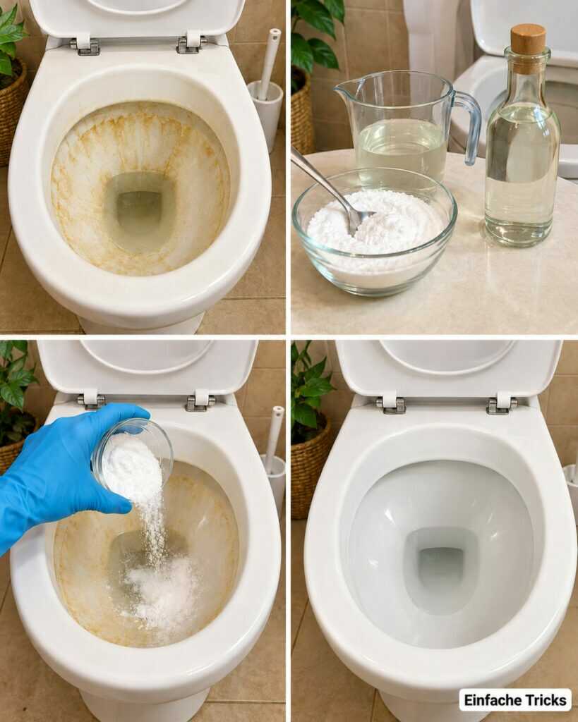Kalkrand in der Toilette? So löst du hartnäckige Ablagerungen, ohne die Keramik zu zerkratzen